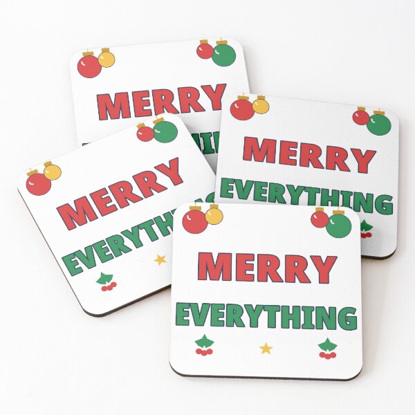 Item preview, Merry Everything Retro Christmas Shirt designed and sold by Wonderland Graphics.
