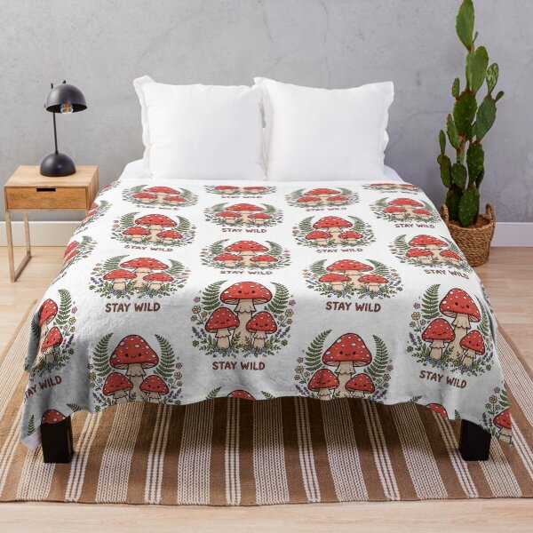 Item preview, Stay Wild - Cottagecore Mushroom Forest Design designed and sold by Visual Dept..