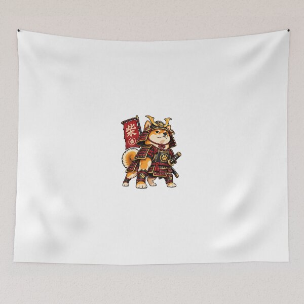 Item preview, Shiba Inu Samurai Doge Japanese Armor designed and sold by ValhallaHub.