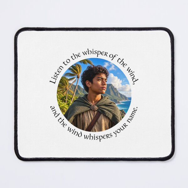 Item preview, Polynesian Nature Proverb - Listen to the whisper of the wind | Pacific Art designed and sold by ShakaLife.org.