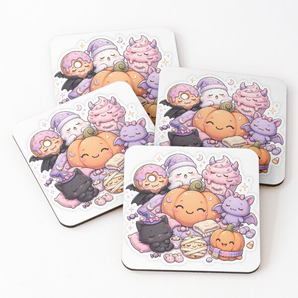 Item preview, Vampire Dessert Party | Cute Kawaii Halloween Donut & Sweet Treats designed and sold by SmartyWonders.