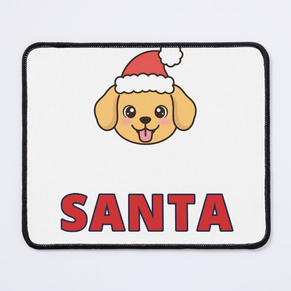 Item preview, Santa Paws Cute Dog Christmas Shirt designed and sold by Wonderland Graphics.