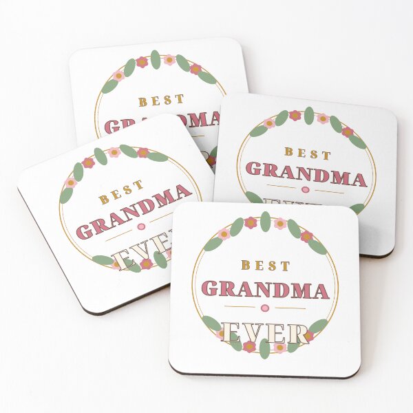 Item preview, Best Grandma Ever Floral Vintage Shirt designed and sold by Wonderland Graphics.