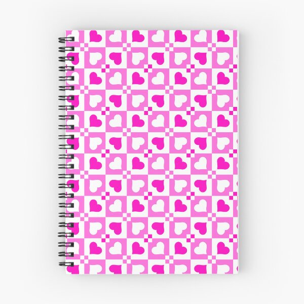 Item preview, Pink and White Heart Checkerboard Pattern designed and sold by quickkdesign.