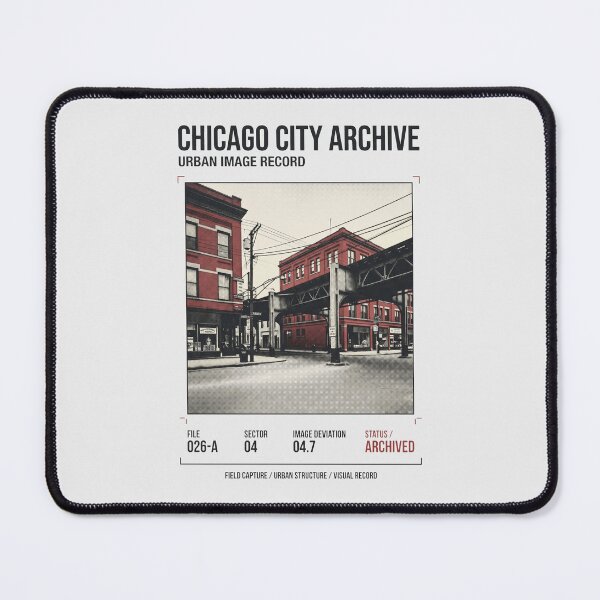 Item preview, Chicago City Archive Urban Red Brick Architecture Graphic designed and sold by SplashTastic.