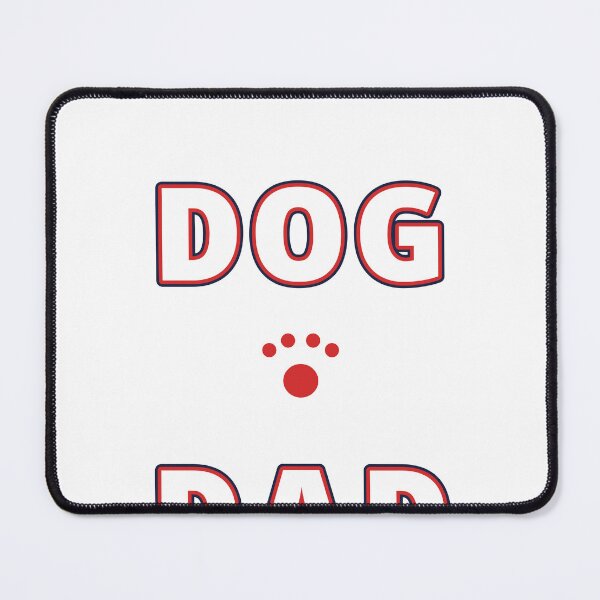 Item preview, Dog Dad Collegiate Varsity Shirt designed and sold by Wonderland Graphics.