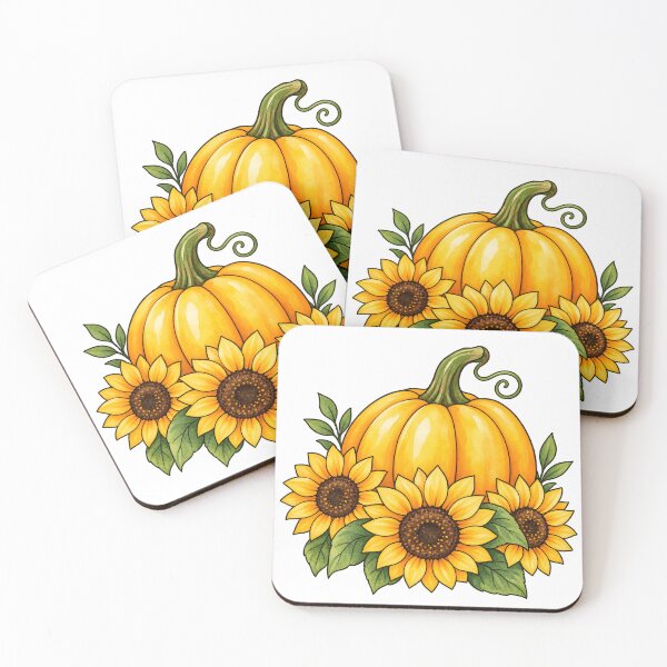 Item preview, Fall Pumpkins Sunflowers  designed and sold by GraphicsClub.