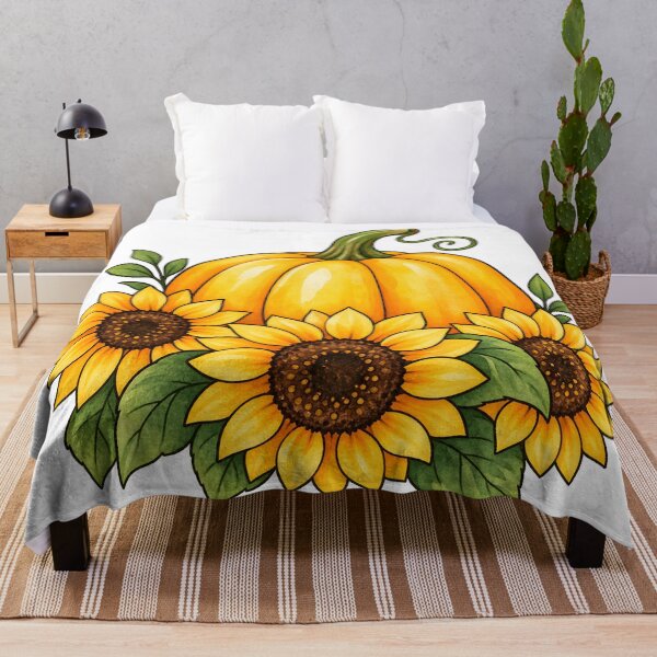 Item preview, Fall Pumpkins Sunflowers  designed and sold by GraphicsClub.
