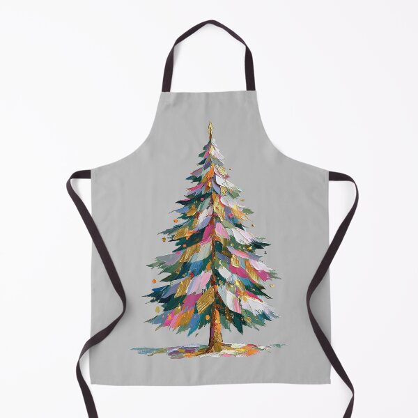Item preview, Vibrant Impasto Christmas Tree with Gold Leaf designed and sold by colorful-white.