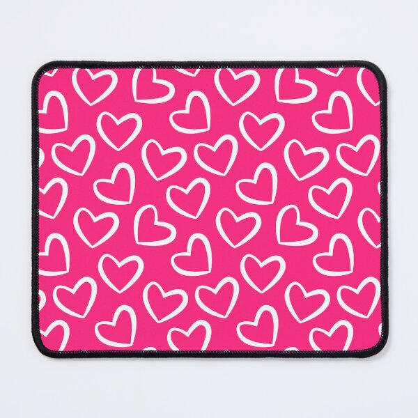 Item preview, Cute Pink and White Hearts Seamless Pattern designed and sold by quickkdesign.