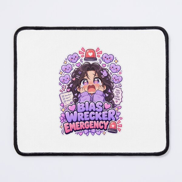 Item preview, Kpop Bias Wrecker Emergency Sticker | BTS Inspired Fandom Meme | Cute ARMY Anime Sticker designed and sold by CutePrintCorner.
