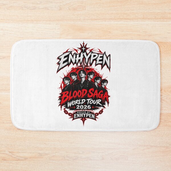 Item preview, ENHYPEN Blood Saga World Tour 2026 Gothic K-Pop Design designed and sold by treandsart.
