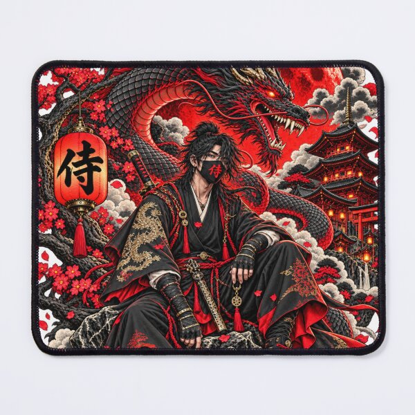 Item preview, Shadow Samurai: The Blood Moon Dragon designed and sold by ZayCreates.