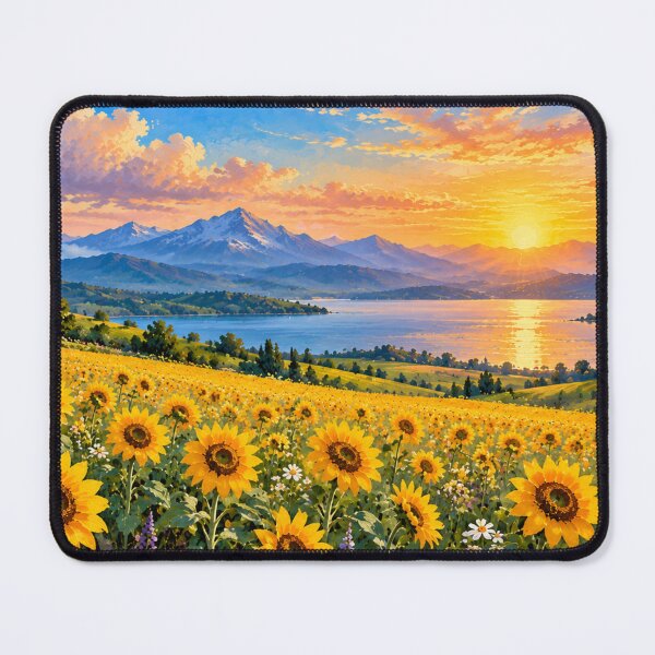 Item preview, Sunflower fields with the sunrise designed and sold by Anisha  Vaz.