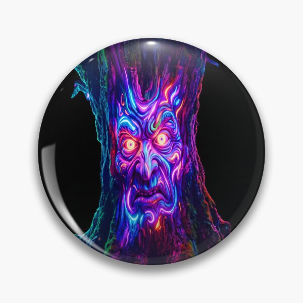 Item preview, NEON MASKED TREE designed and sold by NOIMION DIGITAL ART.