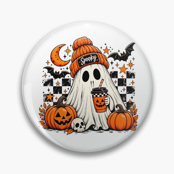 Item preview, Spooky Season, Fall Ghost Drink, Halloween Coffee Cup designed and sold by Taniyah Gomes.