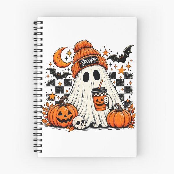 Item preview, Spooky Season, Fall Ghost Drink, Halloween Coffee Cup designed and sold by Taniyah Gomes.