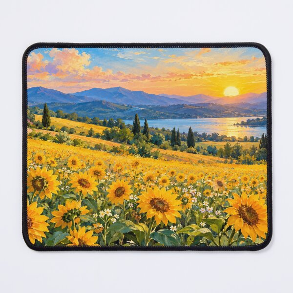 Item preview, Sunflower fields with the sunrise designed and sold by Anisha  Vaz.
