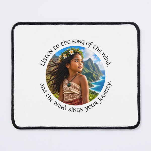 Item preview, Polynesian Nature Proverb - Listen to the song of the wind | Pacific Art designed and sold by ShakaLife.org.
