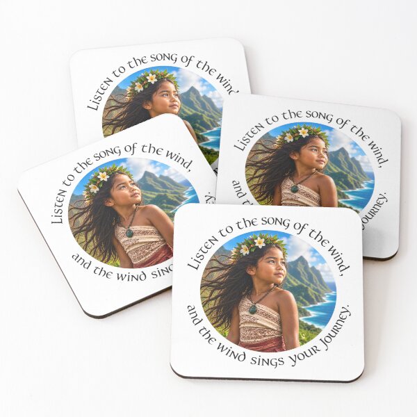 Item preview, Polynesian Nature Proverb - Listen to the song of the wind | Pacific Art designed and sold by ShakaLife.org.