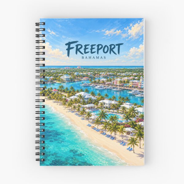 Item preview, Freeport Painterly Bahamian Coastal Impression designed and sold by MichaeIRellov.