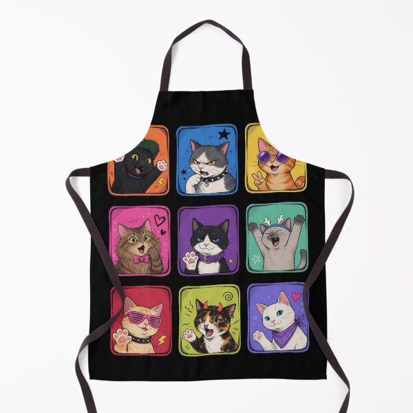 Item preview, 9 Edgy Teen Cats designed and sold by Birdie and Flynn.