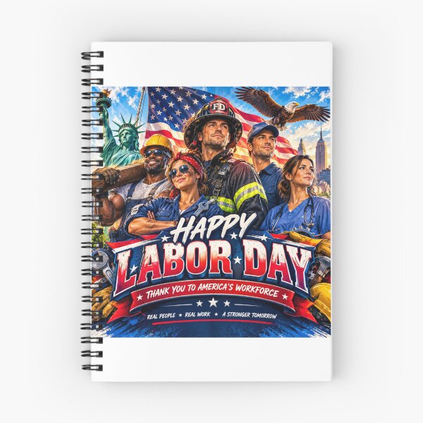Item preview, Happy Labor Day America's Workforce Tribute designed and sold by Nela-&-Lena.