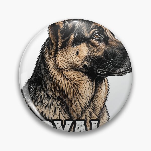 Item preview, Loyal and Brave German Shepherd T-Shirt | Dog Owner Gift designed and sold by Wonderland Graphics.
