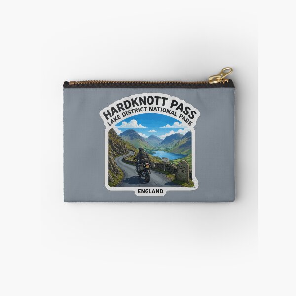 Item preview, Hardknott Pass England Lake District Motorcycle Sticker TShirt 06 designed and sold by OuterShellUK.