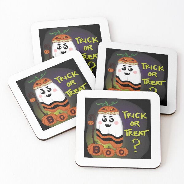 Item preview, Boo Ghost Trick or Treat designed and sold by WillowerStudio.