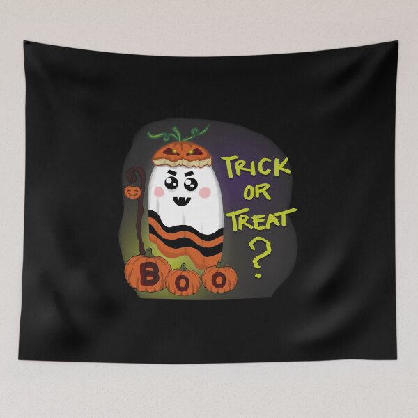 Item preview, Boo Ghost Trick or Treat designed and sold by WillowerStudio.