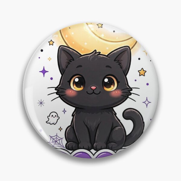 Item preview, Spooky Cute Black Cat T-Shirt | Halloween Cat Lover Gift designed and sold by Wonderland Graphics.