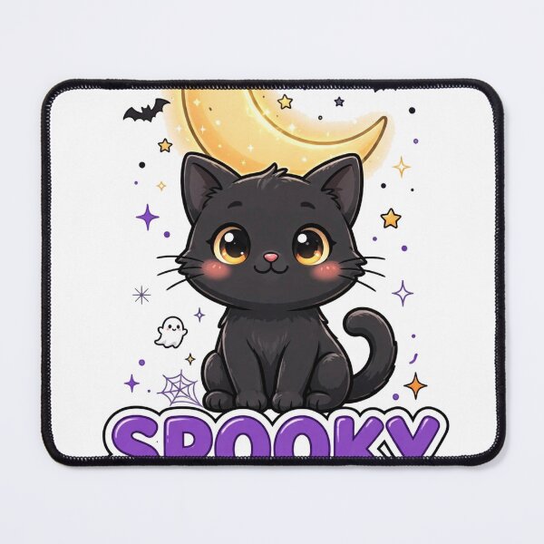 Item preview, Spooky Cute Black Cat T-Shirt | Halloween Cat Lover Gift designed and sold by Wonderland Graphics.