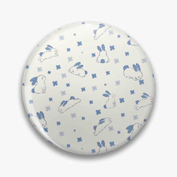 Item preview, Blue Bunny Meadow Pattern designed and sold by HouseOfAurea.
