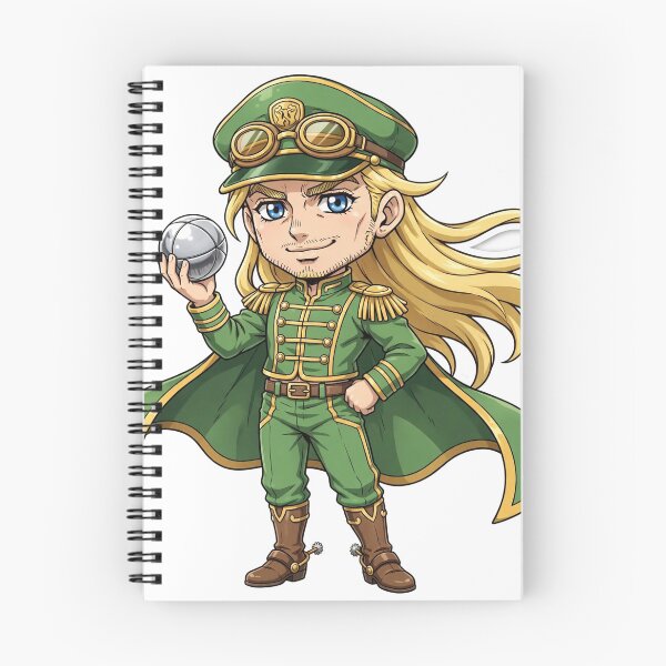 Item preview, Gyro Zeppeli Classic Anime Chibi Sticker - JoJo's Bizarre Adventure: Steel Ball Run Fan Art designed and sold by Lesley D.