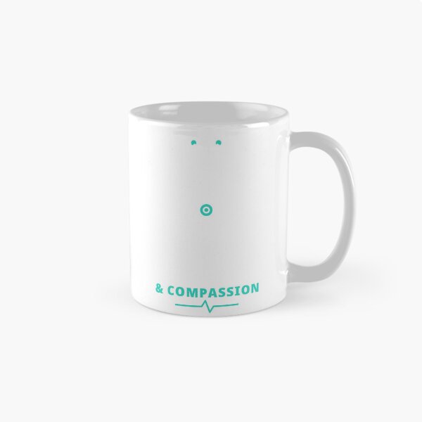 Item preview, Fueled By Coffee And Compassion Funny Nurse T-Shirt designed and sold by Wonderland Graphics.
