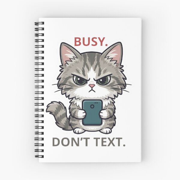 Item preview, Busy Don't Text - Funny Grumpy Cat KAM KAM designed and sold by PetalsPaws.