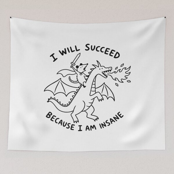 Item preview, Funny Rat Riding a Fire Breathing Dragon designed and sold by VioletNance.