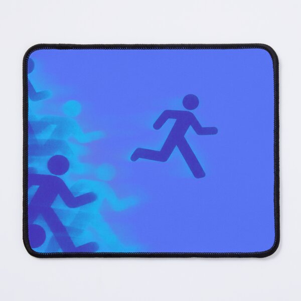 Item preview, Blue Running Man designed and sold by JAZZECOLLECTION.