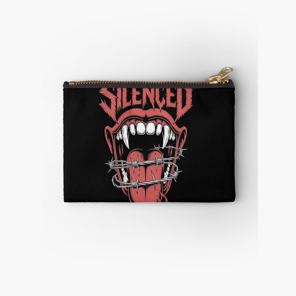 Item preview, Silenced – Devil Mouth Wire Art | Dark Gothic Design designed and sold by RajDeals.