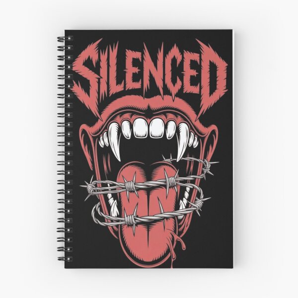 Item preview, Silenced – Devil Mouth Wire Art | Dark Gothic Design designed and sold by RajDeals.