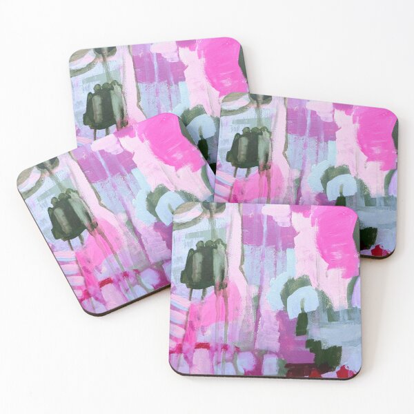 Item preview, Vibrant Expressive Abstract Painting  Pink, Magenta, Green - 822 designed and sold by NathalieLeRiche.
