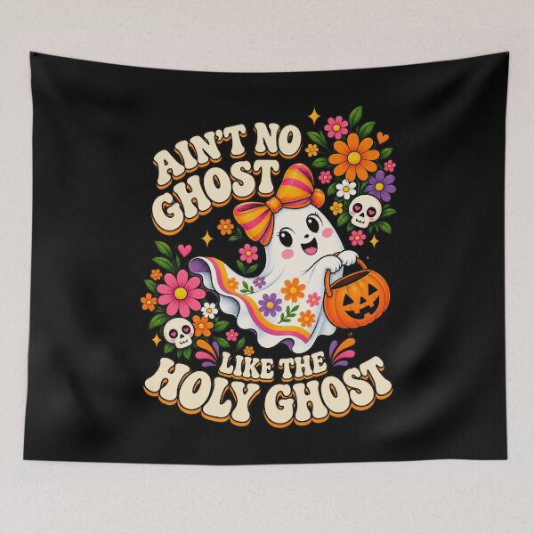 Item preview, Ain't No Ghost Like The Holy Ghost Funny Pumpkin Halloween designed and sold by gritgraphas.