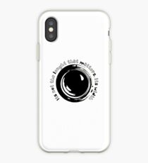 Photography Lens Vintage Illustration Cool Quote Gifts For Photographer iPhone Case