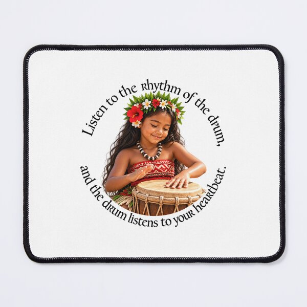 Item preview, Polynesian Culture Proverb - Listen to the rhythm of the drum | Pacific Art designed and sold by ShakaLife.org.