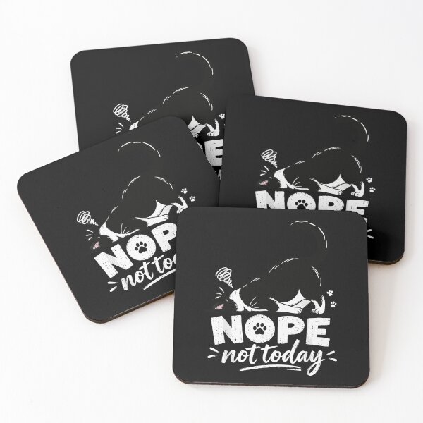 Item preview, Nope Not Today Funny Tuxedo Cat designed and sold by VioletNance.