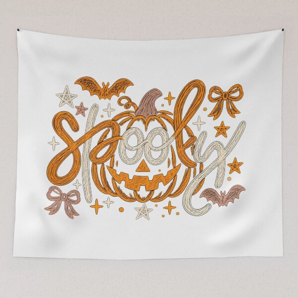 Item preview, Preppy Spooky Pumpkin designed and sold by Taniyah Gomes.