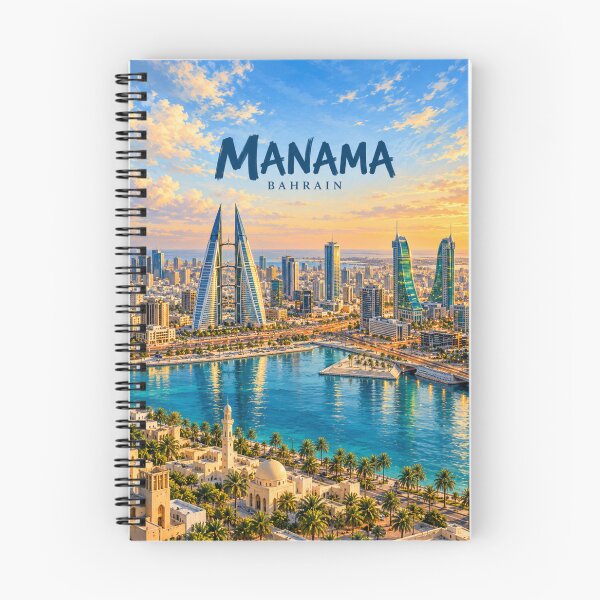 Item preview, Manama Painterly Bahraini City Impression designed and sold by MichaeIRellov.