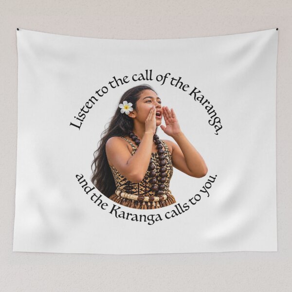 Item preview, Maori Connection Proverb - Listen to the call of the karanga | Pacific Art designed and sold by ShakaLife.org.