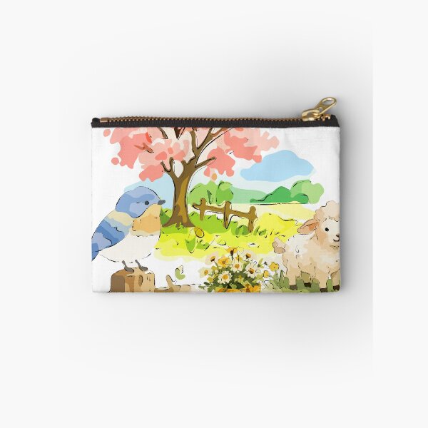 Item preview, Cute Spring Farmstead Watercolor sketch designed and sold by maewjpho.